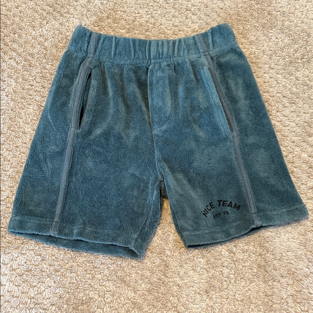 Zara Kids' Blue Terry Shorts